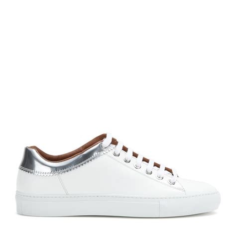 givenchy low sneakers in yellow leather|givenchy white and grey sneakers.